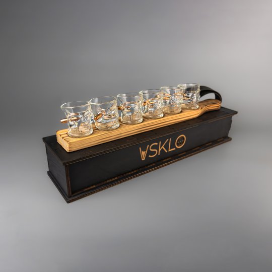 SET VASOS BULLET VERSION CALAVERA