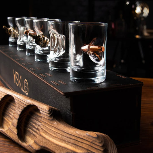 Mix de 6 vasos incrustados