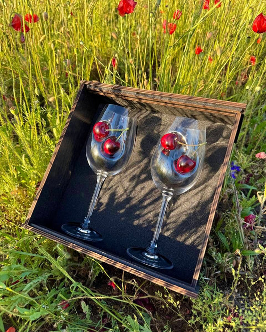 SET Copas con cerezas