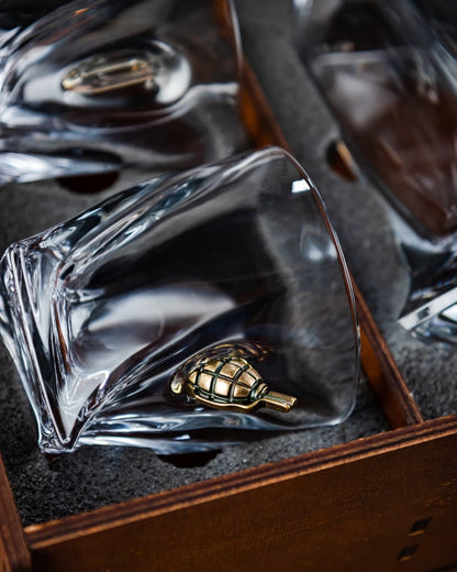 BIGSET VASOS DC + JHONNY BLACK LABEL 1 LT